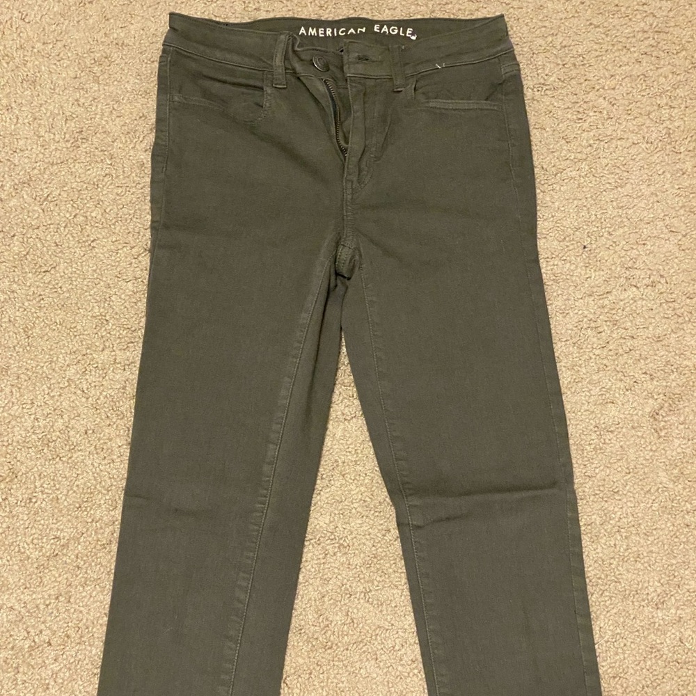 America Eagle-Green jeggings